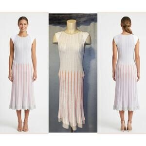 Long Ribbed Knit Dress by Tricot